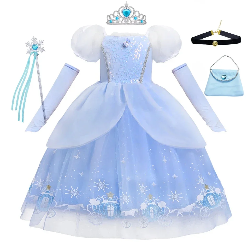 Baby Clothing Europe - 신데렐라 공주 코스프레 드레스 소녀 키즈