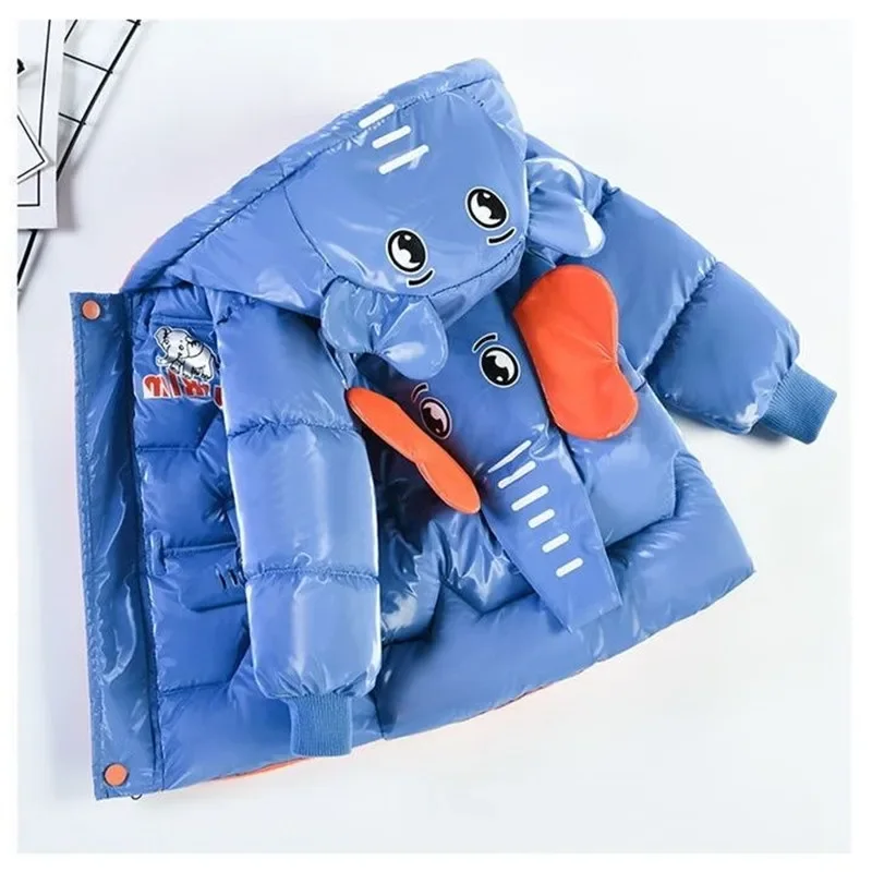 Baby Clothing Elephant - 남아용 면 패딩 만화 3D 아기