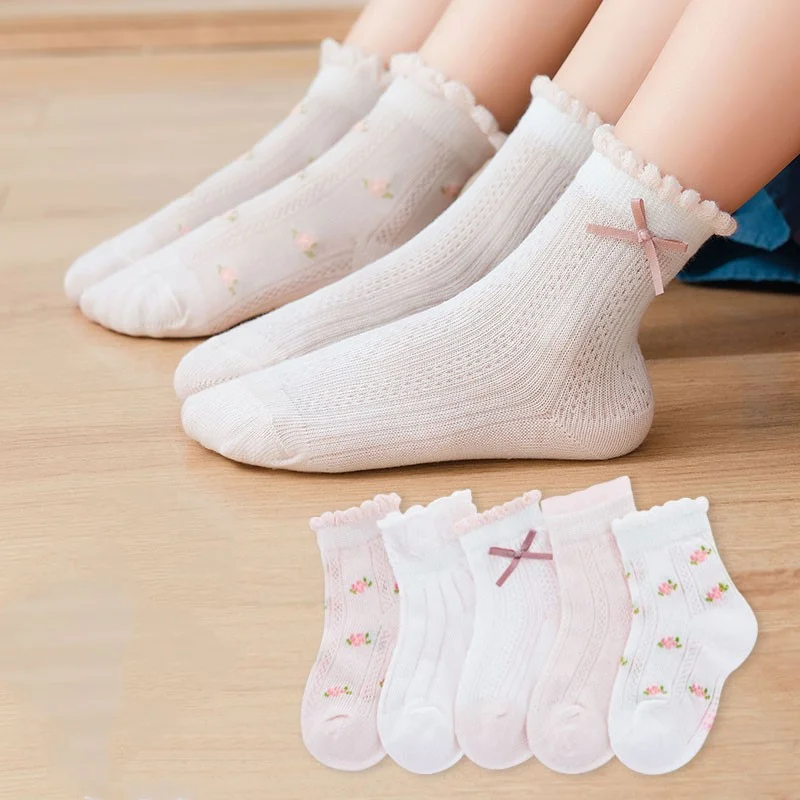 Baby Clothing Patterns Free - 어린이 양말 5 짝/몫 봄 여름