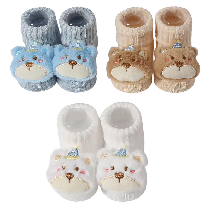 Toddler Sock Set - 3 짝/대 아기 양말 소녀 소년
