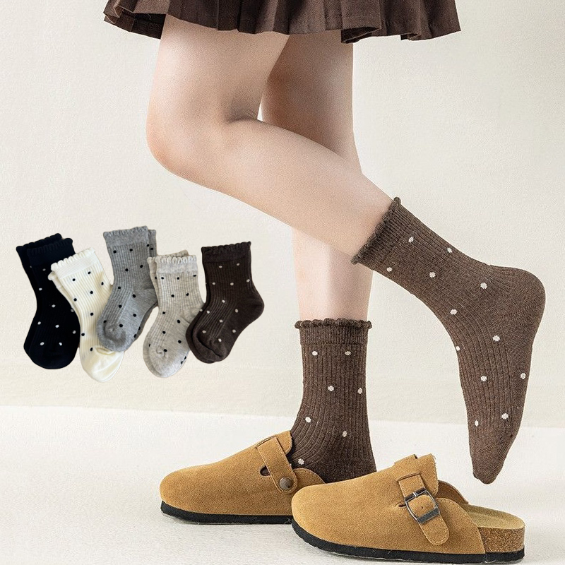 Toddler Sock Set - 5 짝/대 소녀를위한 어린이 양말 봄