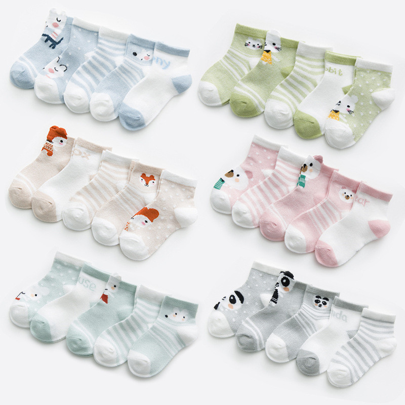 Toddler Sock Set - 5 짝/몫 소녀 소년을위한 유아 아기