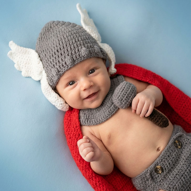 Baby Clothing 1 Year Old - 신생아 사진 소품 토르 아기 의상