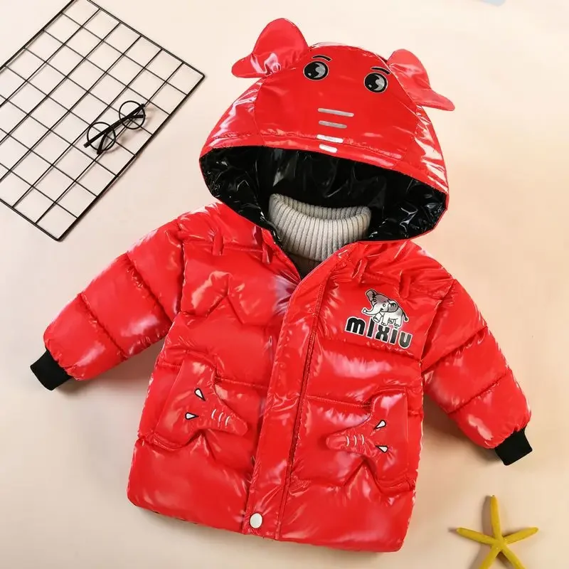 남아용 면 패딩 만화 3D 아기 코끼리 2024, 겨울 - Baby Clothing Elephant 리뷰 및 가격