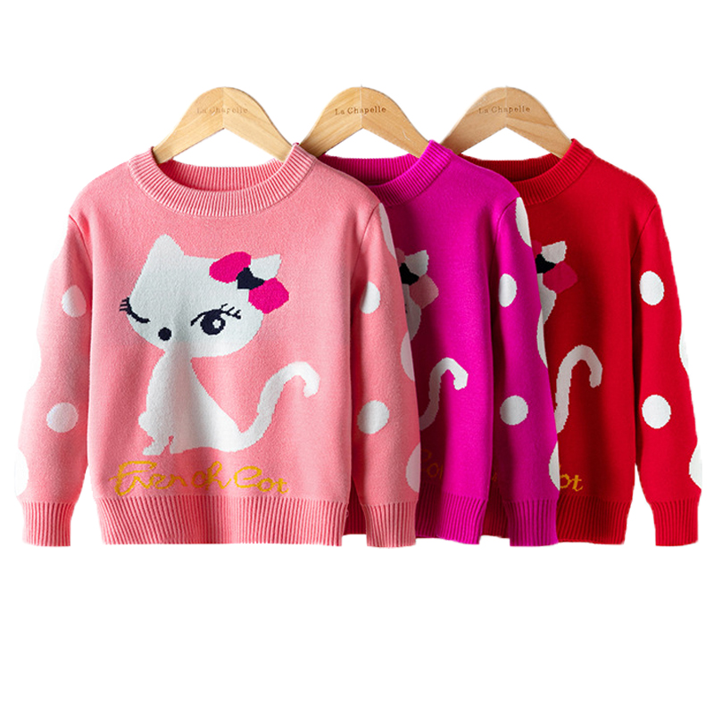 여아 만화 프린트 따뜻한 스웨터, 2022 겨울 가을  - Baby Clothing Knitting Patterns 리뷰 및 가격