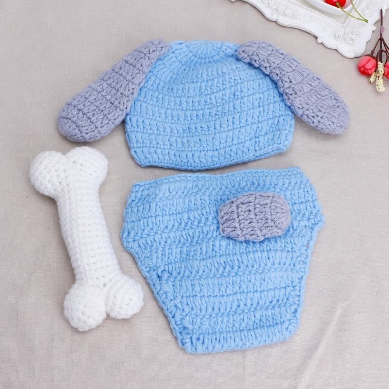 3개/세트 신생아 사진 소품 모자 + 니트 반바지 사진 - Baby Clothing Newborn 리뷰 및 가격
