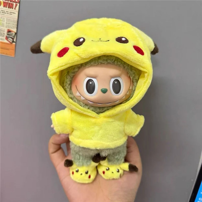 15 17cm 라부부 인형용 만화 귀여운 피카츄 플러시 - Baby Clothing 1 Year Old 리뷰 및 가격