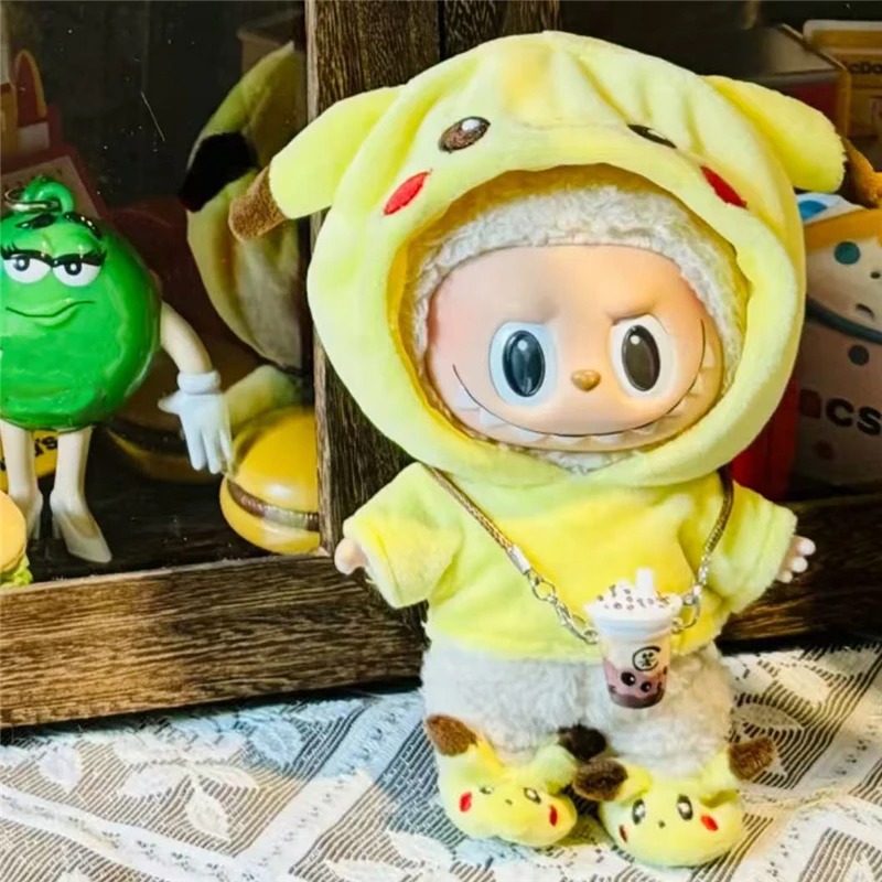 15 17cm 라부부 인형용 만화 귀여운 피카츄 플러시 - Baby Clothing 1 Year Old 리뷰 및 가격