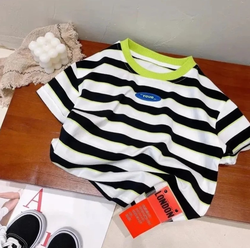 유아 남아 패션 스트라이프 반소매 티셔츠 아기 유아용  - Baby Clothing Knitting Patterns 리뷰 및 가격