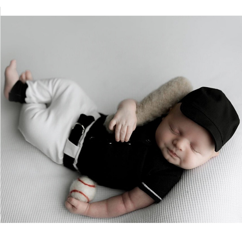 신생아 사진 촬영 소품 점프 슈트 세트, 아기 의상,  - Baby Clothing 1 Year Old 리뷰 및 가격