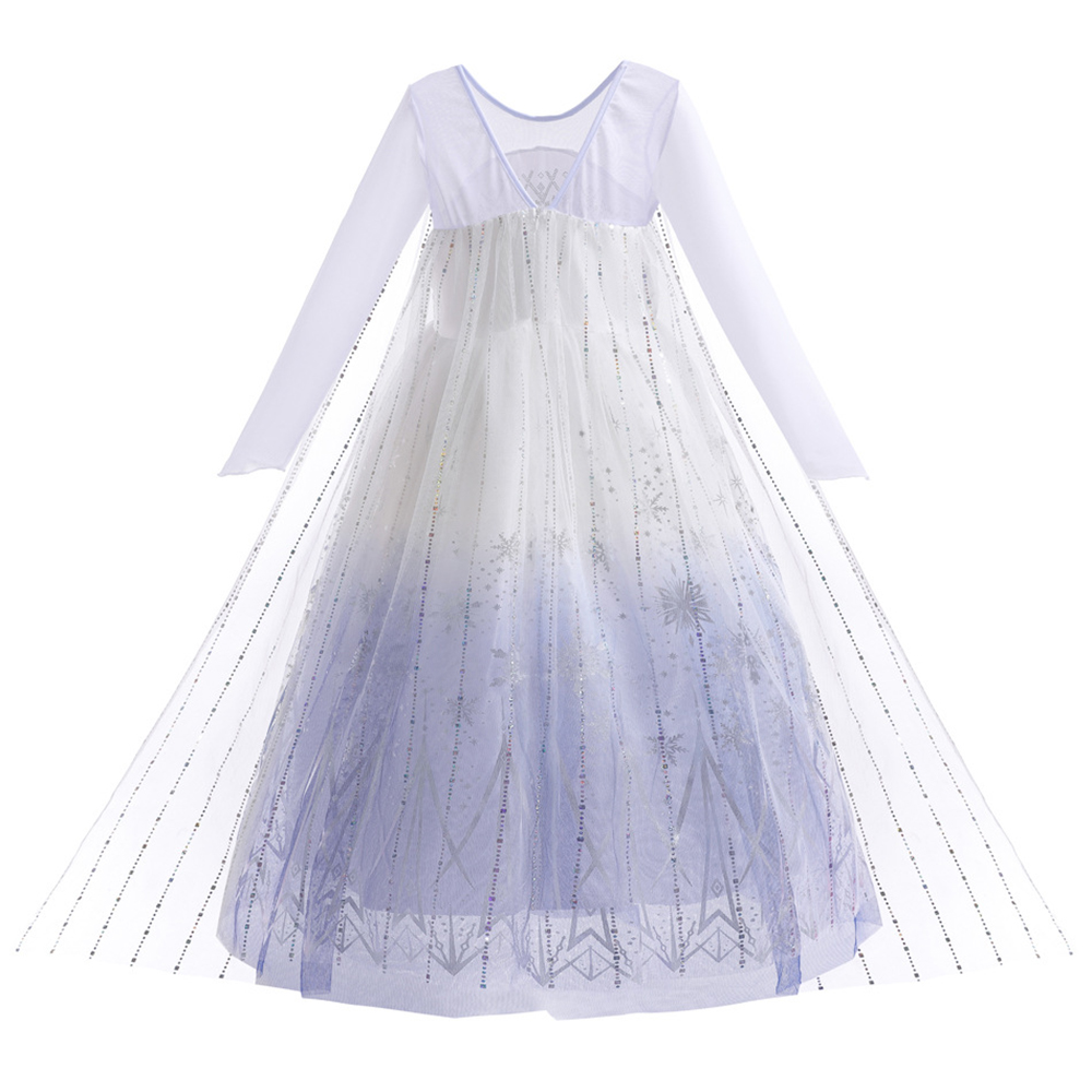 화이트 엘사 드레스 소녀 생일 파티 코스프레 공주 의상 - Baby Clothing Europe 리뷰 및 가격