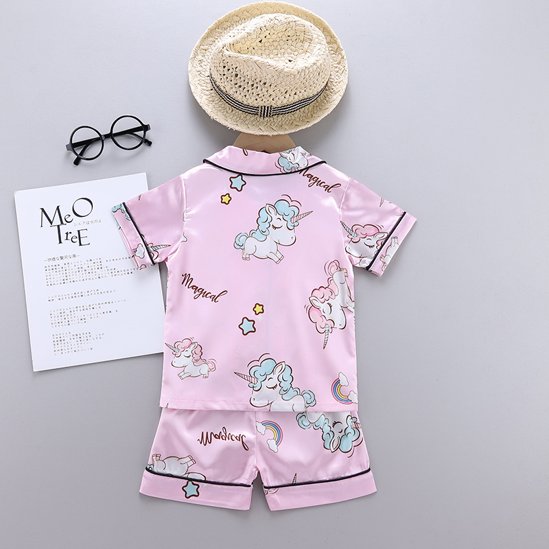 유니콘 아기 소녀 잠옷 의류 세트 여름 새로운 만화 패 - Baby Clothing Patterns Free 리뷰 및 가격
