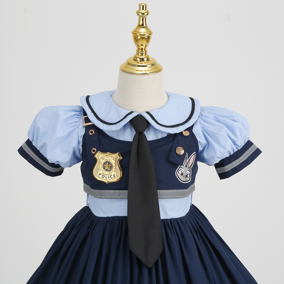 주디 코스프레 의상 어린이 카니발 파티 드레스 소녀 넥 - Baby Clothing Europe 리뷰 및 가격