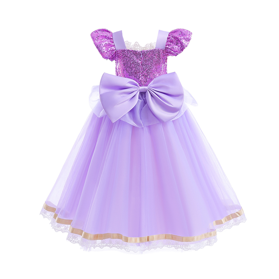 여름 라푼젤 소녀 공주 드레스 코스프레 얽힌 할로윈 생 - Baby Clothing Europe 리뷰 및 가격