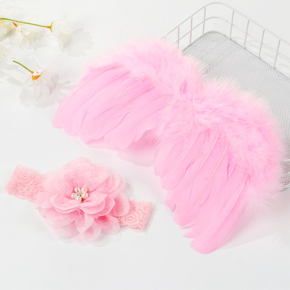 2 개/대 아기 소녀와 귀여운 신생아 천사 깃털 날개  - Baby Clothing Newborn 리뷰 및 가격