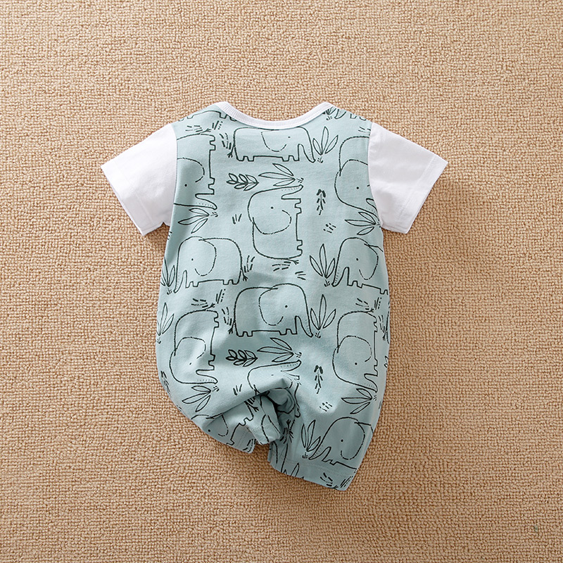 귀여운 동물 코끼리 0-12 개월 신생아 아기 옷 반팔 - Baby Clothing Elephant 리뷰 및 가격