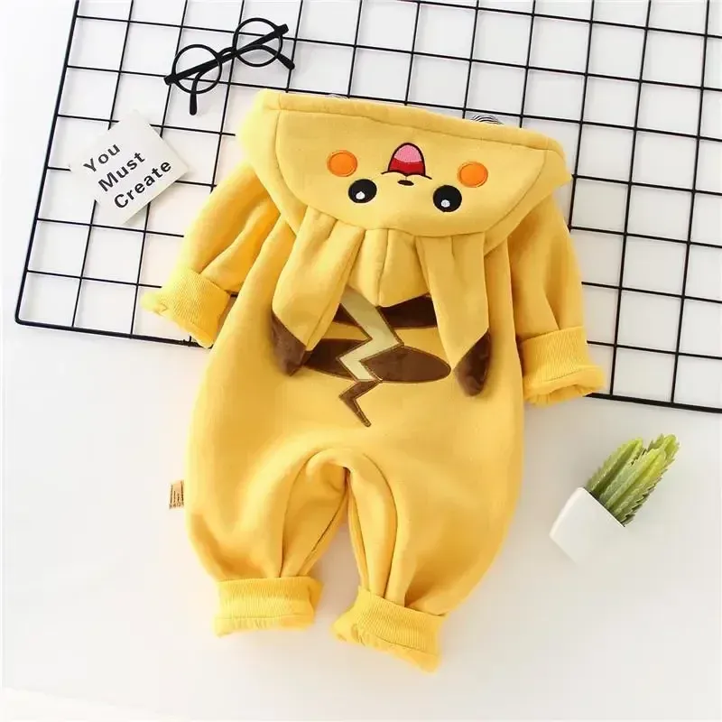 만화 포켓 몬스터 아기 잠옷 신생아 귀여운 겨울 긴팔  - Baby Clothing 1 Year Old 리뷰 및 가격