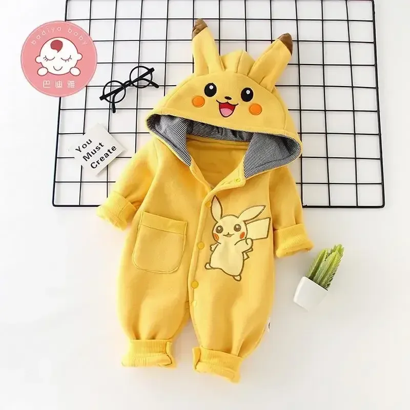 만화 포켓 몬스터 아기 잠옷 신생아 귀여운 겨울 긴팔  - Baby Clothing 1 Year Old 리뷰 및 가격