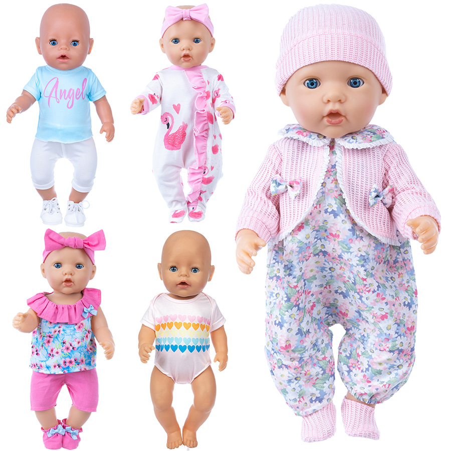 18 인치 다시 태어난 인형을위한 인형 옷 45cm 신 - Baby Clothing Newborn 리뷰 및 가격