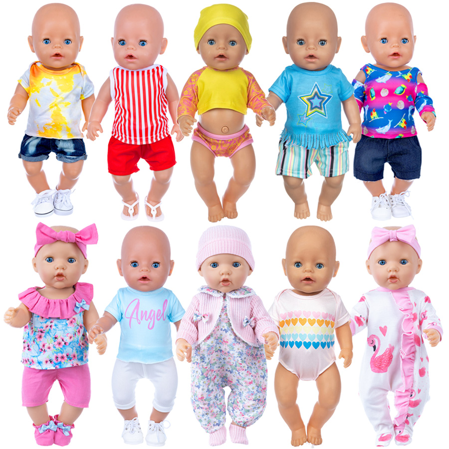 18 인치 다시 태어난 인형을위한 인형 옷 45cm 신 - Baby Clothing Newborn 리뷰 및 가격