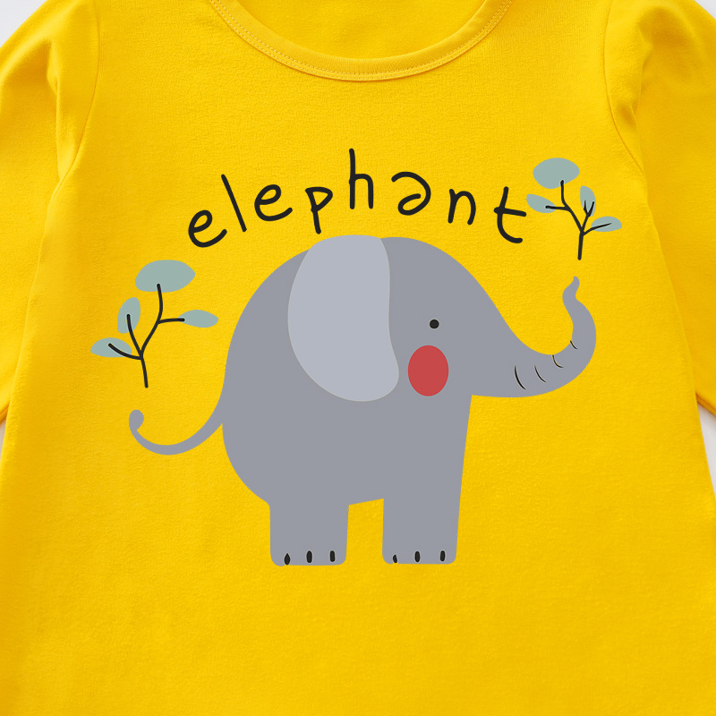 아동복 남아 및 여아 귀여운 만화 코끼리, 편안한 라운 - Baby Clothing Elephant 리뷰 및 가격