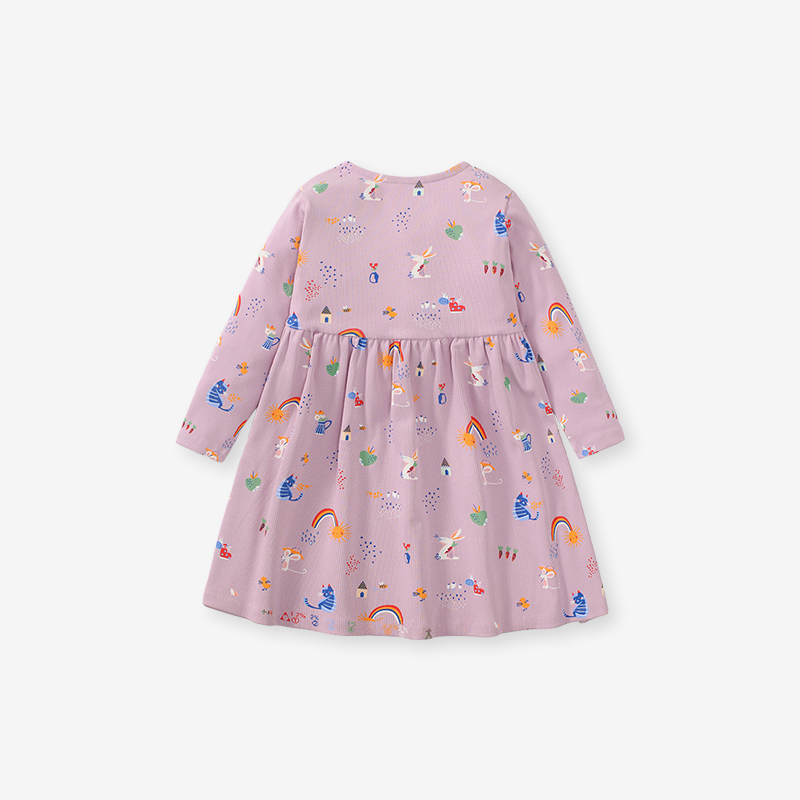 리틀 메이븐 여아용 코스튬 유니콘 긴팔 코튼 원피스,  - Baby Clothing Patterns Free 리뷰 및 가격